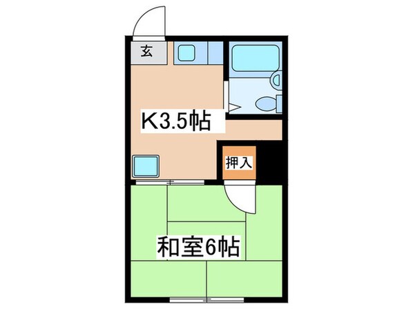 第２吉野ハイムの物件間取画像